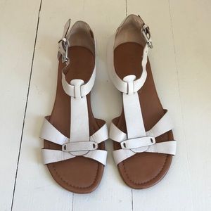 White Franco sarto sandals